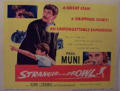 Stranger on the Prowl (Original Lobby Card   #1) Movie Poster