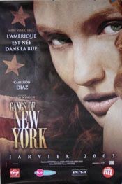 Gangs of New York (Rolled French   Cameron Diaz) Movie Poster