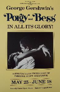 Porgy and Bess (Original Theatre Window Card)