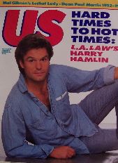 Us Magazine 1987 Original Promotional Cover Poster (Harry Hamlin)