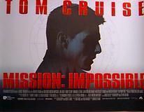 Mission Impossible (British Quad) Movie Poster