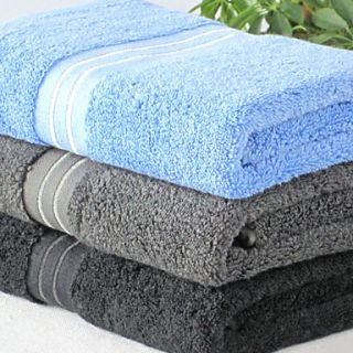 Bath Towel,100% Cotton Untwisted Yarn Solid Colour 90cm x 50cm   2 Colours Available