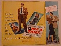 Once a Thief (Style B Half Sheet) Movie Poster