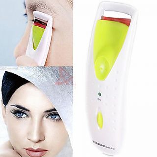 Portable Electric Lasting Heated Eyelash Curler(Powered by 2 AAA Battery)