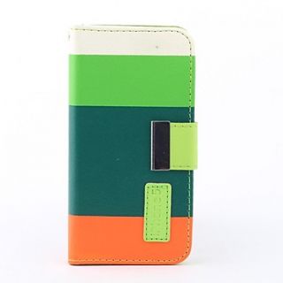 PU Leather Case with Stand and Wallet for iPhone 5/5S (Assorted Colors)