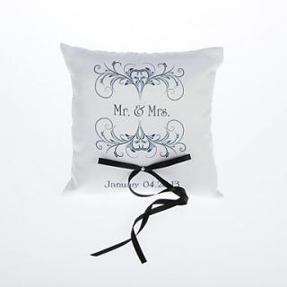 Personalized Ring Pillow With Ribbon