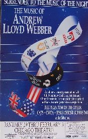 The Music of Andrew Lloyd Weber (Original Touring Poster Window Card)