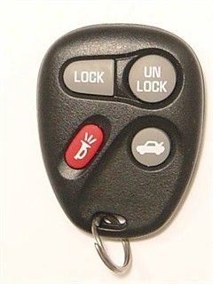 1998 Chevrolet Camaro (4 button) Keyless Entry Remote