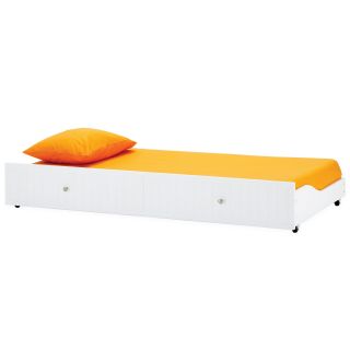 Hillsdale Payton Trundle Storage Bed with Drawer, White