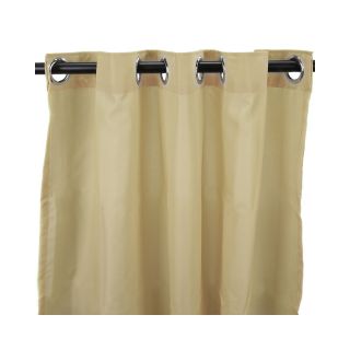 Grommet Top Outdoor Curtain Panel, Khaki