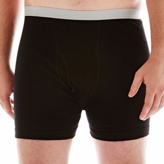 THE FOUNDRY SUPPLY CO. 2 pk. Boxer Briefs Big and Tall, Black, Mens