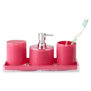 JCP Home Collection  Home 4 pc. Acrylic Bath Set, Pink