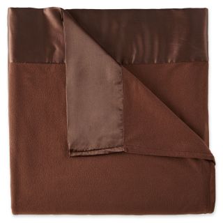 Micro Flannel All Seasons Year Round Blanket, Chocolate (Brown)