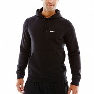 Nike Fleece Pullover Hoodie, Black, Mens