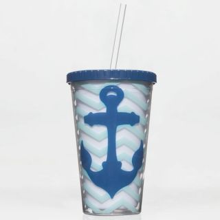 Chevron Anchor Tumbler Mint One Size For Women 229772523