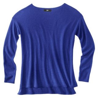 Mossimo Womens Crew Neck Pullover Sweater   Athens Blue XL