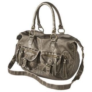 Mossimo Supply Co. Satchel Handbag with Crossbody Strap   Gray