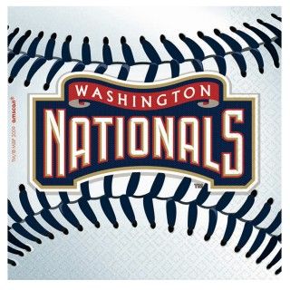 Washington Nationals Baseball   Beverage Napkins