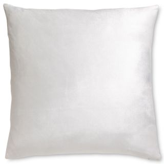 ROYAL VELVET Cool White Matte Velvet Euro Pillow