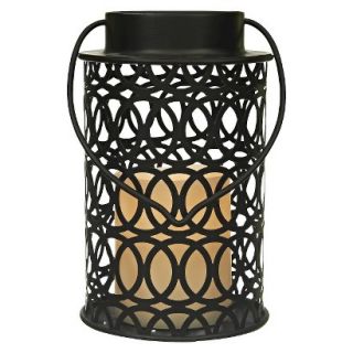 Indoor/Outdoor Rings Lantern with Flameless Candle