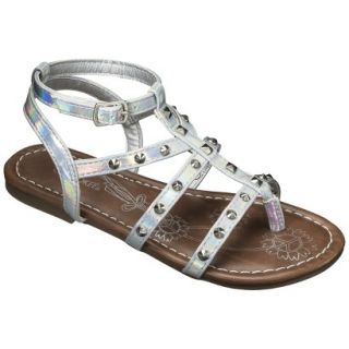 Girls Cherokee Fran Gladiator Sandals   Silver 2