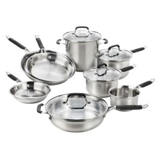 Calphalon Kitchen Essentials 12 piece Stainless Steel Cookware Set
