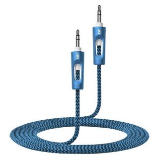 BlueFlame 8 feet Aux Cable   Blue (BF2045)