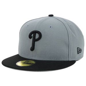Philadelphia Phillies New Era MLB FC Gray Black 59FIFTY Cap