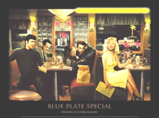 Blue Plate Special Neon/LED Poster
