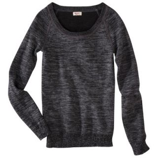 Mossimo Supply Co. Juniors Scoop Neck Sweater   Black S(3 5)