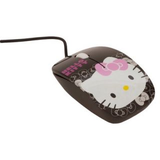 Hello Kitty USB Optical Mouse   Black (84809 blk)