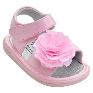 Little Girls Wee Squeak Peony Sandal   Pink 8