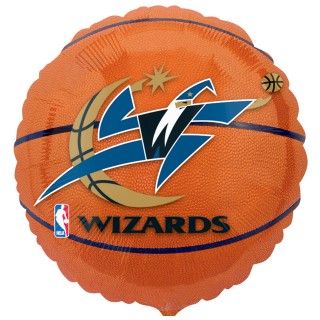 Washington Wizards Basketball Foil Balloon