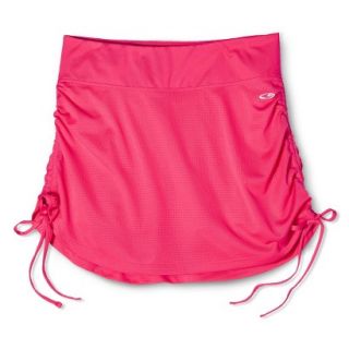 C9 by Champion Womens Mesh Run Skort with Side Ties   Pink XL