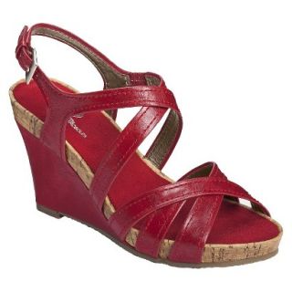 Womens A2 By Aerosoles Candyplush Wedge Sandal   Red 9.5