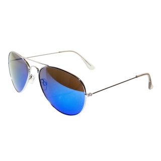 ARIZONA Aviator Sunglasses, Silver, Mens