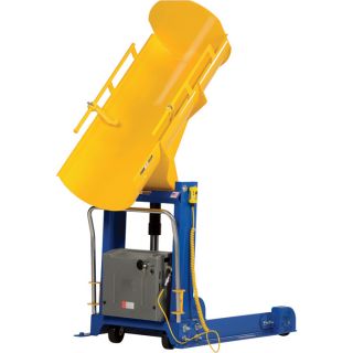 Vestil Hydraulic Drum Dumper   Portable, 1000 lb. Capacity, 36 Inch Dump Height,