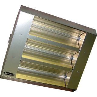 TPI Indoor/Outdoor Quartz Infrared Heater   25,298 BTU, 480 Volts, Stainless
