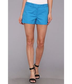 MICHAEL Michael Kors Stretch Cotton Doubleface Short Womens Shorts (Blue)