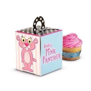Baby Pink Panther Cupcake Boxes