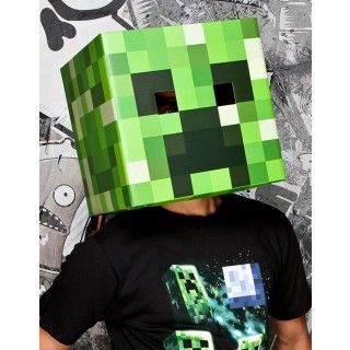 Minecraft Creeper Head Mask Adult