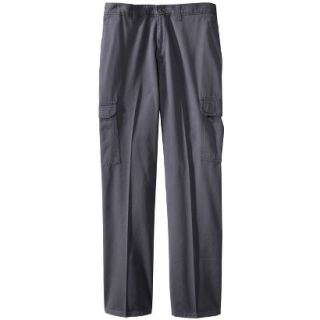 Dickies Mens Rinsed Cargo Pants   Charcoal Gray 46x32