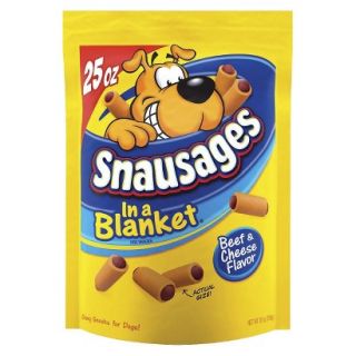 Snausages In a Blanket Dog Snacks   Beef & Cheese Flavor 25 oz