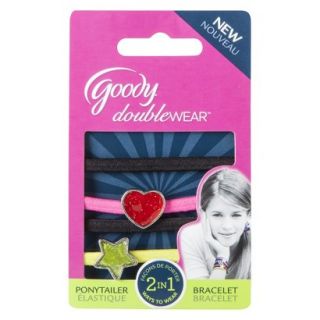 Goody Double Wear 2 in 1 Ponytailer and Bracelete Multi Color with Charms
