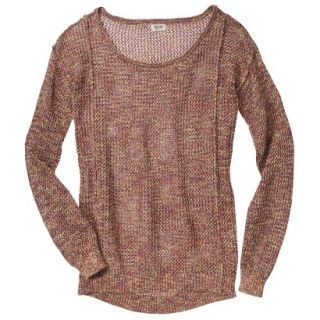 Mossimo Supply Co. Juniors Mesh Sweater   Pink XXL(19)