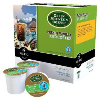 Keurig Green Mountain Coffee French Vanilla Iced Coffee K Cups, 96 Ct. Casepack