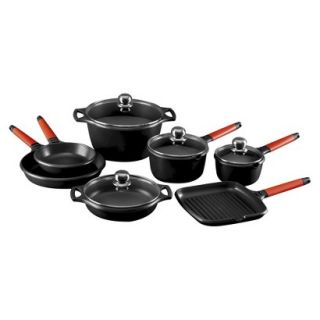 Fundix 11 Pc Induction Cookware Set Red