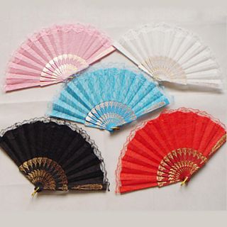 Delicate Lacelike Hand Fan (More Colors)