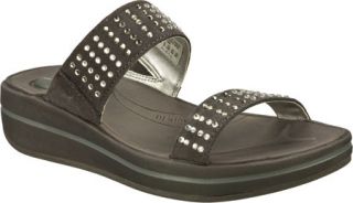 Womens Skechers Relaxed Fit Upgrades Twinklies   Gray Sandals