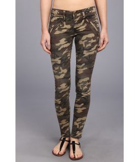 KUT from the Kloth MIA Toothpick Skinny in Olive Camo Womens Jeans (Green)